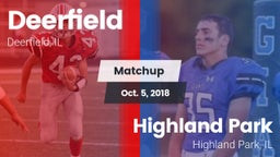 Matchup: Deerfield High vs. Highland Park  2018