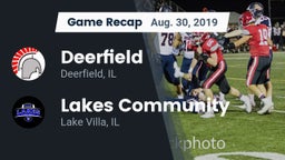 Recap: Deerfield  vs. Lakes Community  2019