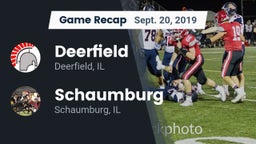 Recap: Deerfield  vs. Schaumburg  2019