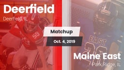Matchup: Deerfield High vs. Maine East  2019