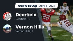 Recap: Deerfield  vs. Vernon Hills  2021