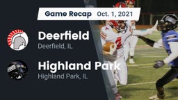 Recap: Deerfield  vs. Highland Park  2021