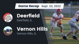 Recap: Deerfield  vs. Vernon Hills  2022