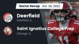 Recap: Deerfield  vs. Saint Ignatius College Prep 2022