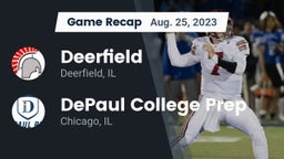 Recap: Deerfield  vs. DePaul College Prep  2023