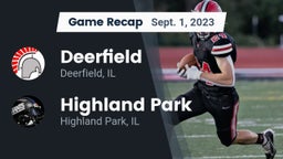 Recap: Deerfield  vs. Highland Park  2023