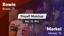 Matchup: Bowie  vs. Merkel  2016