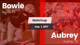 Matchup: Bowie  vs. Aubrey  2017