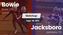 Matchup: Bowie  vs. Jacksboro  2017