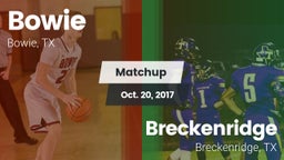 Matchup: Bowie  vs. Breckenridge  2017