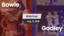 Matchup: Bowie  vs. Godley  2018