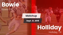 Matchup: Bowie  vs. Holliday  2018