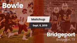 Matchup: Bowie  vs. Bridgeport  2019
