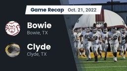 Recap: Bowie  vs. Clyde  2022