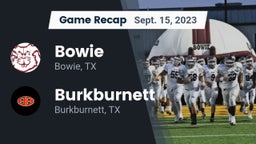Recap: Bowie  vs. Burkburnett  2023