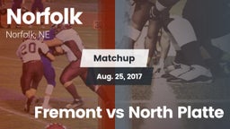 Matchup: Norfolk  vs. Fremont vs North Platte 2017