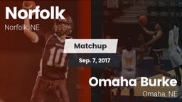 Matchup: Norfolk  vs. Omaha Burke  2017