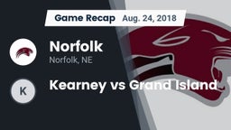 Recap: Norfolk  vs. Kearney vs Grand Island 2018