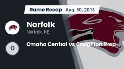 Recap: Norfolk  vs. Omaha Central vs Creighton Prep 2018