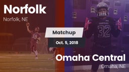 Matchup: Norfolk  vs. Omaha Central  2018
