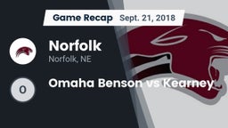 Recap: Norfolk  vs. Omaha Benson vs Kearney 2018