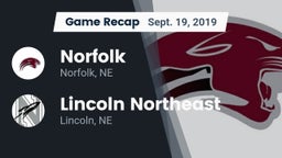 Recap: Norfolk  vs. Lincoln Northeast  2019