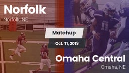 Matchup: Norfolk  vs. Omaha Central  2019
