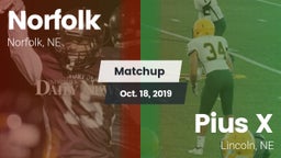 Matchup: Norfolk  vs. Pius X  2019