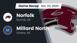 Recap: Norfolk  vs. Millard North   2020