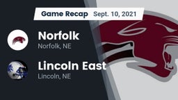 Recap: Norfolk  vs. Lincoln East  2021