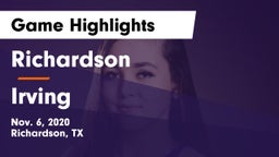 Richardson  vs Irving  Game Highlights - Nov. 6, 2020