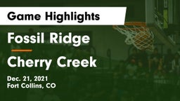 Fossil Ridge  vs Cherry Creek  Game Highlights - Dec. 21, 2021