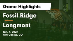 Fossil Ridge  vs Longmont  Game Highlights - Jan. 4, 2022