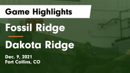 Fossil Ridge  vs Dakota Ridge  Game Highlights - Dec. 9, 2021