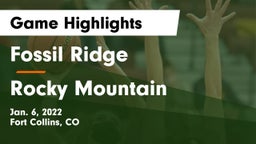 Fossil Ridge  vs Rocky Mountain  Game Highlights - Jan. 6, 2022