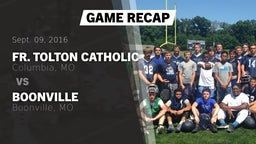 Recap: Fr. Tolton Catholic  vs. Boonville  2016