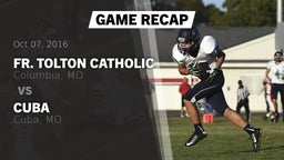 Recap: Fr. Tolton Catholic  vs. Cuba  2016