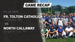 Recap: Fr. Tolton Catholic  vs. North Callaway  2016