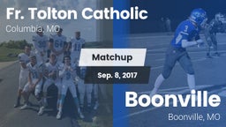 Matchup: Fr. Tolton Catholic vs. Boonville  2017