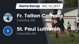 Recap: Fr. Tolton Catholic  vs. St. Paul Lutheran  2017