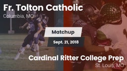 Matchup: Fr. Tolton Catholic vs. Cardinal Ritter College Prep 2018