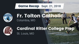 Recap: Fr. Tolton Catholic  vs. Cardinal Ritter College Prep 2018