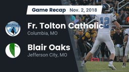 Recap: Fr. Tolton Catholic  vs. Blair Oaks  2018