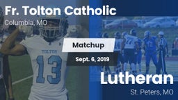Matchup: Fr. Tolton Catholic vs. Lutheran  2019