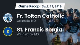 Recap: Fr. Tolton Catholic  vs. St. Francis Borgia  2019