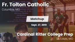 Matchup: Fr. Tolton Catholic vs. Cardinal Ritter College Prep 2019