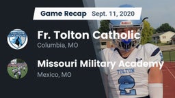 Recap: Fr. Tolton Catholic  vs. Missouri Military Academy  2020