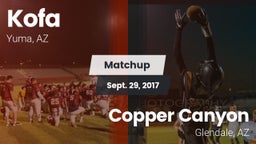 Matchup: Kofa  vs. Copper Canyon  2017