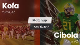 Matchup: Kofa  vs. Cibola  2017