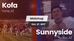 Matchup: Kofa  vs. Sunnyside  2017